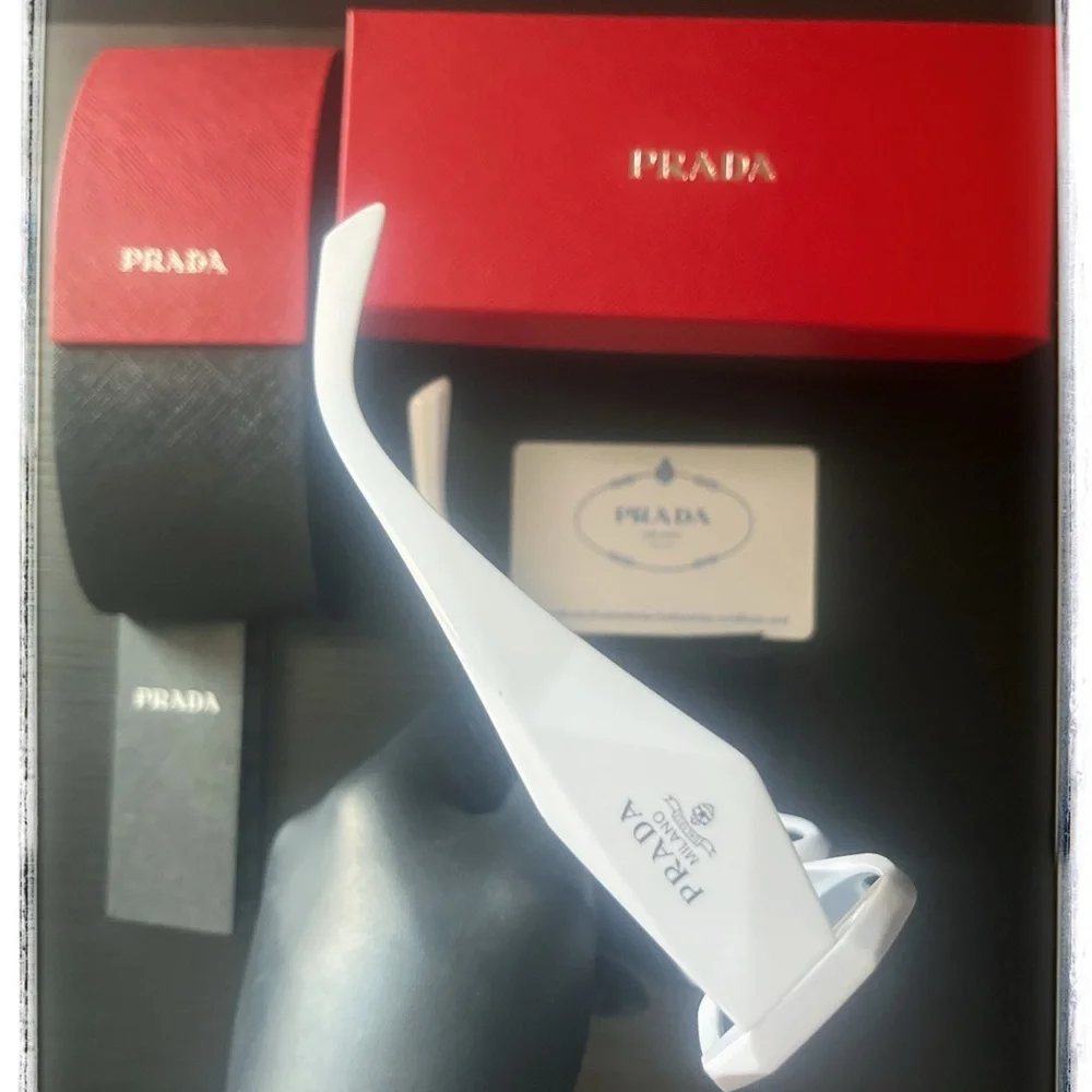 Prada White Sunglasses - Picture 2 of 3